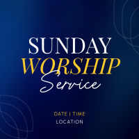 Worship Livestream Instagram post Image Preview