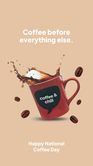Coffee Before Everything Facebook story Image Preview