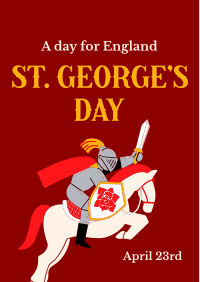Happy St. George's Day Poster Image Preview
