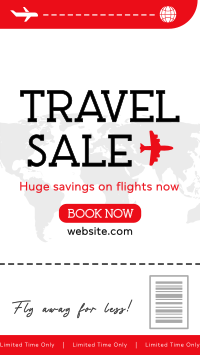 Travel Agency Sale Facebook Story Design