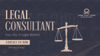 Corporate Legal Consultant Facebook Event Cover Design