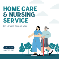 Homecare Service Instagram Post Design