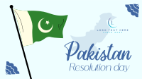 Pakistan Day Flag Facebook event cover Image Preview