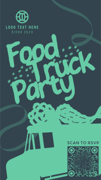 Food Truck Party YouTube Short Design