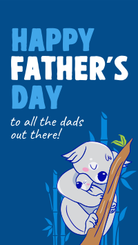 Father's Day Koala YouTube Short Design