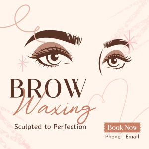 Eyebrow Waxing Service Instagram post Image Preview