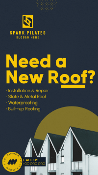 Building Roof Services Instagram Story Design