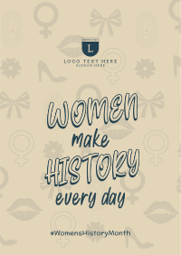 Women Make History Flyer Image Preview