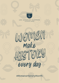 Women Make History Flyer Image Preview