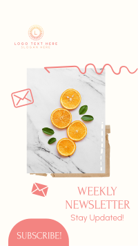 Wellness Weekly Newsletter Instagram story Image Preview