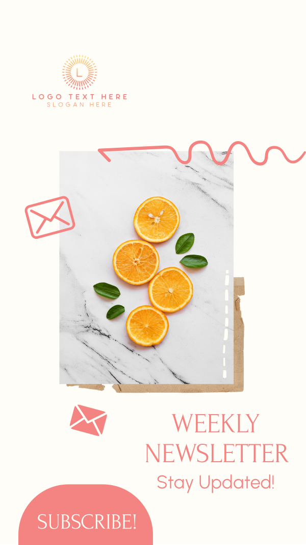 Wellness Weekly Newsletter Instagram Story Design Image Preview