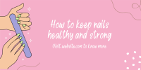 How to keep nails healthy Twitter post Image Preview