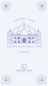 India Republic Day Facebook story Image Preview