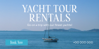 Relaxing Yacht Rentals Twitter post Image Preview