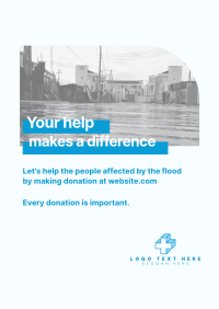Flood Relief Poster Design