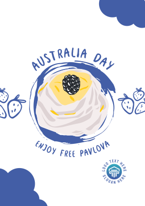 Australia Day Pavlova Flyer Image Preview