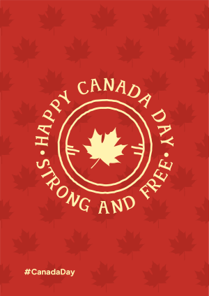 Canada Day Badge Flyer Image Preview