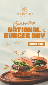 National Burger Day Celebration Instagram reel Image Preview