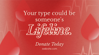 Donate Blood Campaign Animation Image Preview