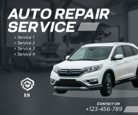 Auto Repair Service Facebook Post Image Preview