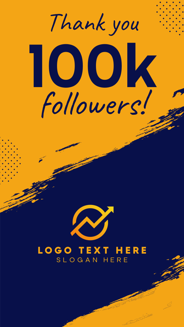 100k Followers Facebook Story Design Image Preview