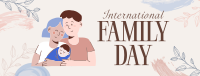 Floral Family Day Facebook Cover Design