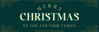 Christmas Holiday Ornament Twitter header (cover) Image Preview