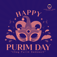 Purim Celebration Event Instagram post Image Preview