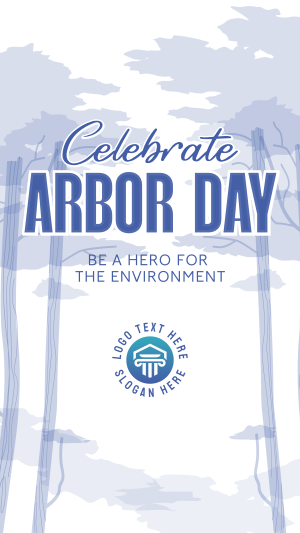 Celebrate Arbor Day Instagram story Image Preview