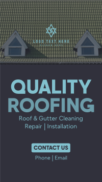 Trusted Quality Roofing Instagram story Image Preview
