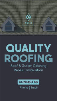 Trusted Quality Roofing Instagram story Image Preview