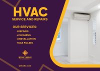 HVAC Services Postcard Image Preview