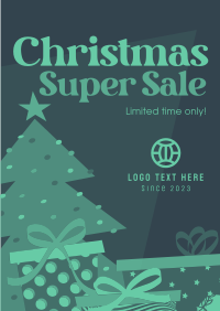 Christmas Mega Sale Poster Design