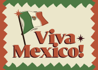 Independencia Mexicana Postcard Design