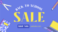 School Supplies Facebook event cover Image Preview