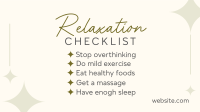 Healthy Checklist Facebook event cover Image Preview