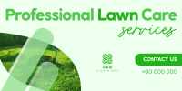 Professional Lawn Care Services Twitter Post Image Preview