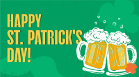 St. Patrick's Beer Greeting Video Design