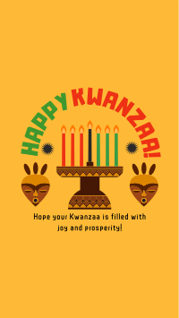 Kwanzaa Badge Facebook story Image Preview
