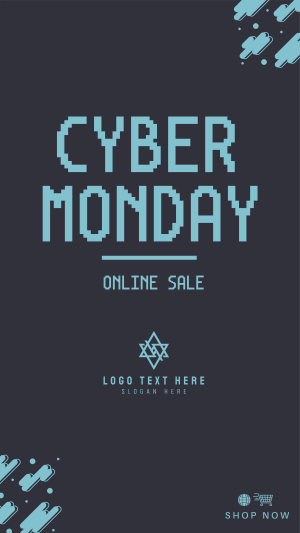 Pixel Cyber Sale Facebook story Image Preview