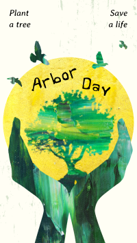 Creative Arbor Day Instagram Story Design