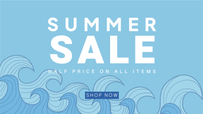 Summer Waves Sale Facebook event cover Image Preview