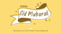 Eid Flag Facebook Event Cover Design