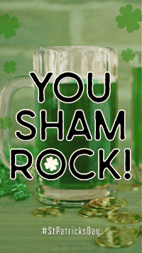 St. Patrick's Shamrock Facebook story Image Preview
