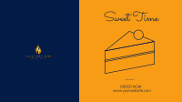 Sweet Time Facebook Event Cover Design