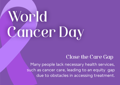 World Cancer Day Awareness Postcard Image Preview