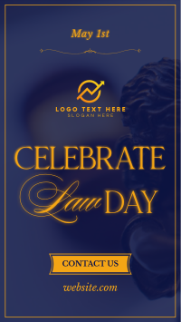 Celebrate Law Day Facebook Story Design