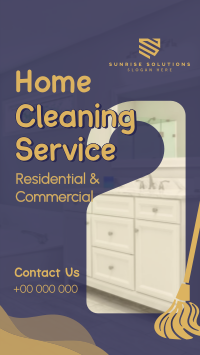 Home Cleaning Service Instagram Reel Image Preview