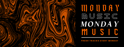 Marble Music Monday Facebook cover Image Preview