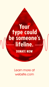 World Blood Donor Day Instagram Reel Design